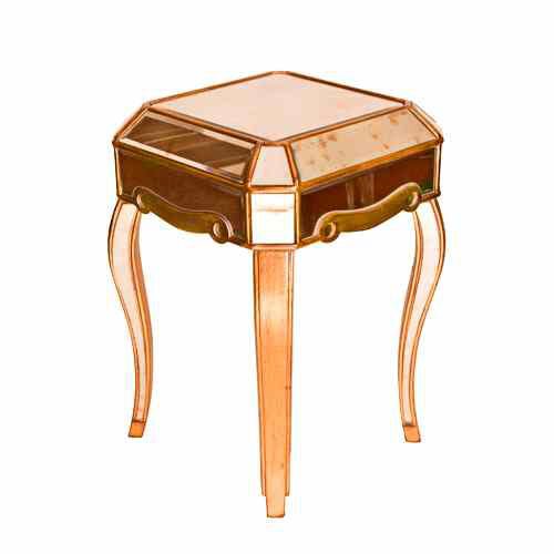 Fiort Mirrored Side Table
