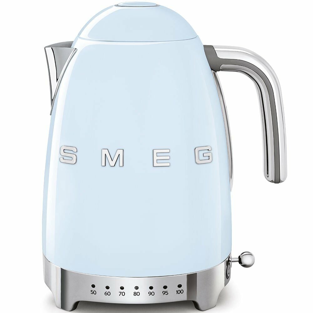 Pastel Blue Kettle with Heat Adjustment