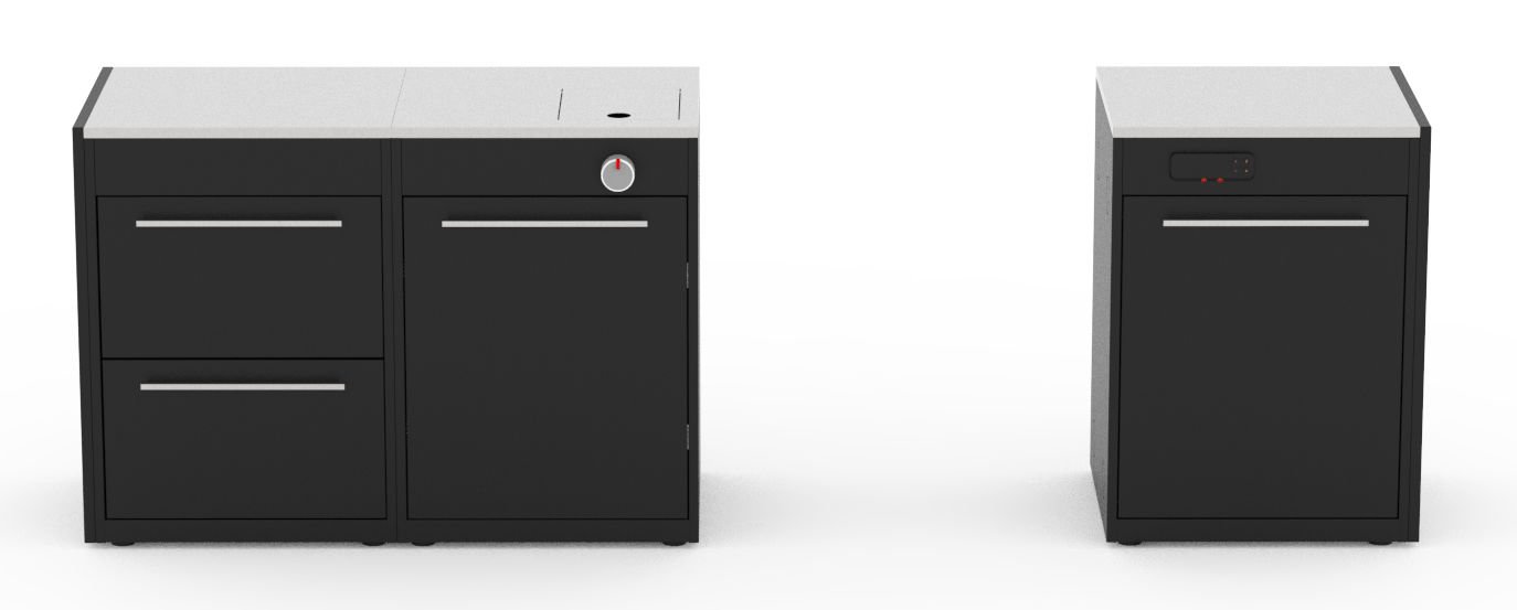 Weber BBQ4 Barbekü Mutfağı Genesis İçin 3 Modül