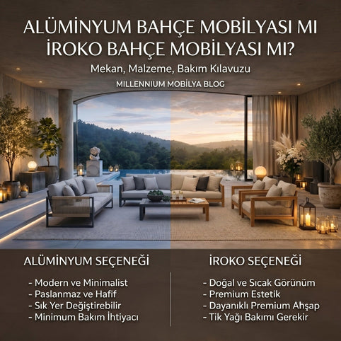 Alüminyum Bahçe Mobilyası mı İroko Bahçe Mobilyası mı?