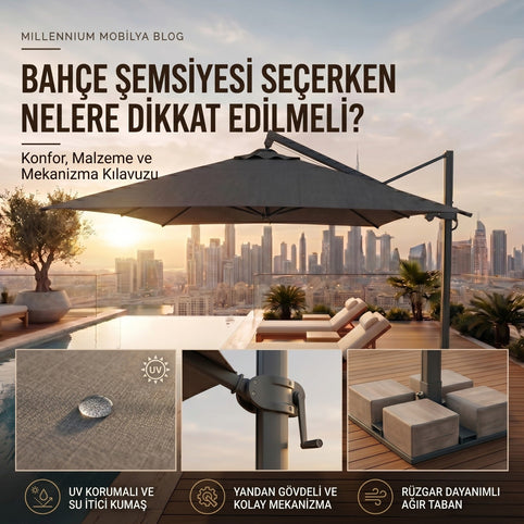 Bahçe Şemsiyesi Seçerken Nelere Dikkat Edilmeli?