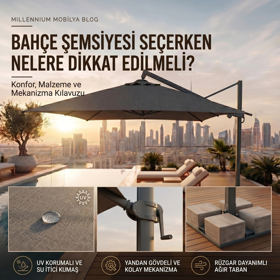 Bahçe Şemsiyesi Seçimi Nasıl Yapılır?
