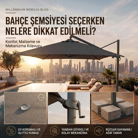 Bahçe Şemsiyesi Seçimi Nasıl Yapılır?