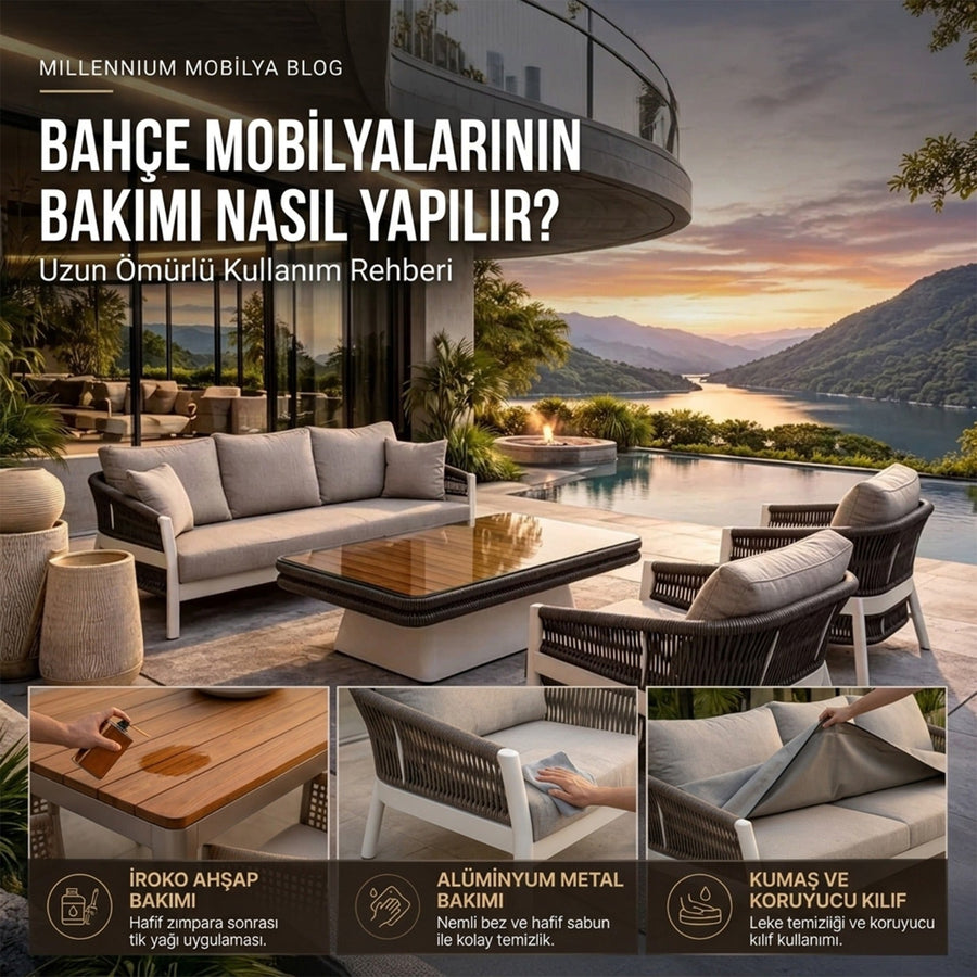 Bahçe Mobilyası Bakımı Nasıl Yapılır?