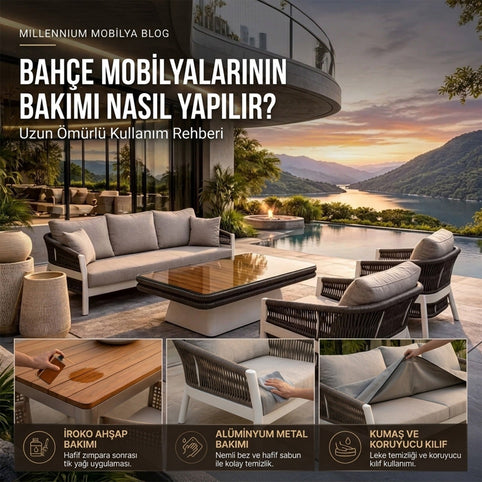Bahçe Mobilyası Bakımı Nasıl Yapılır?