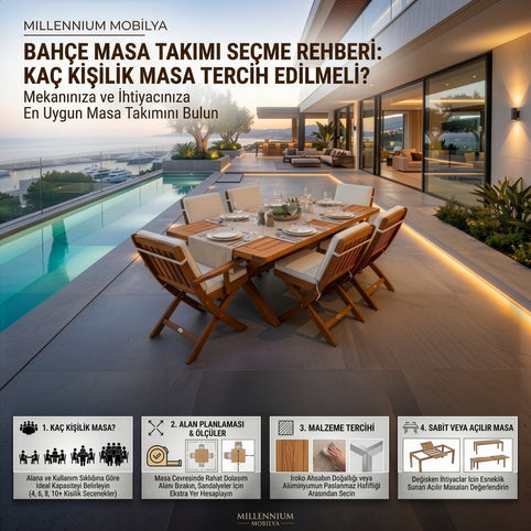 Bahçe Masa Takımı Kaç Kişilik Olmalı?