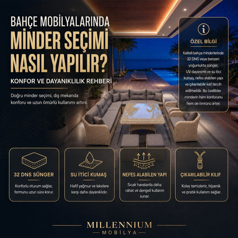 Bahçe Mobilyası Minderi Nasıl Seçilir?