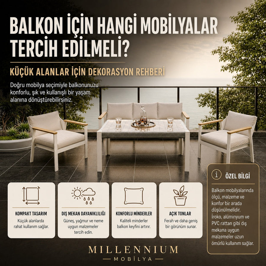 Balkon Mobilyası Seçerken Nelere Dikkat Edilmeli?