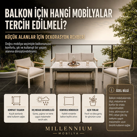 Balkon Mobilyası Seçerken Nelere Dikkat Edilmeli?