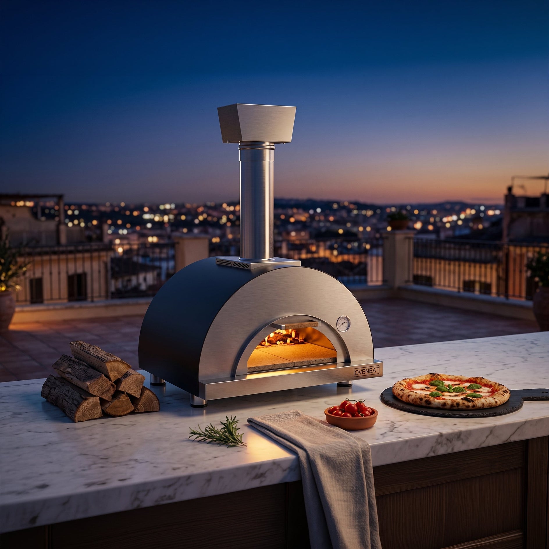 Odun Ateşli Pizza Fırını