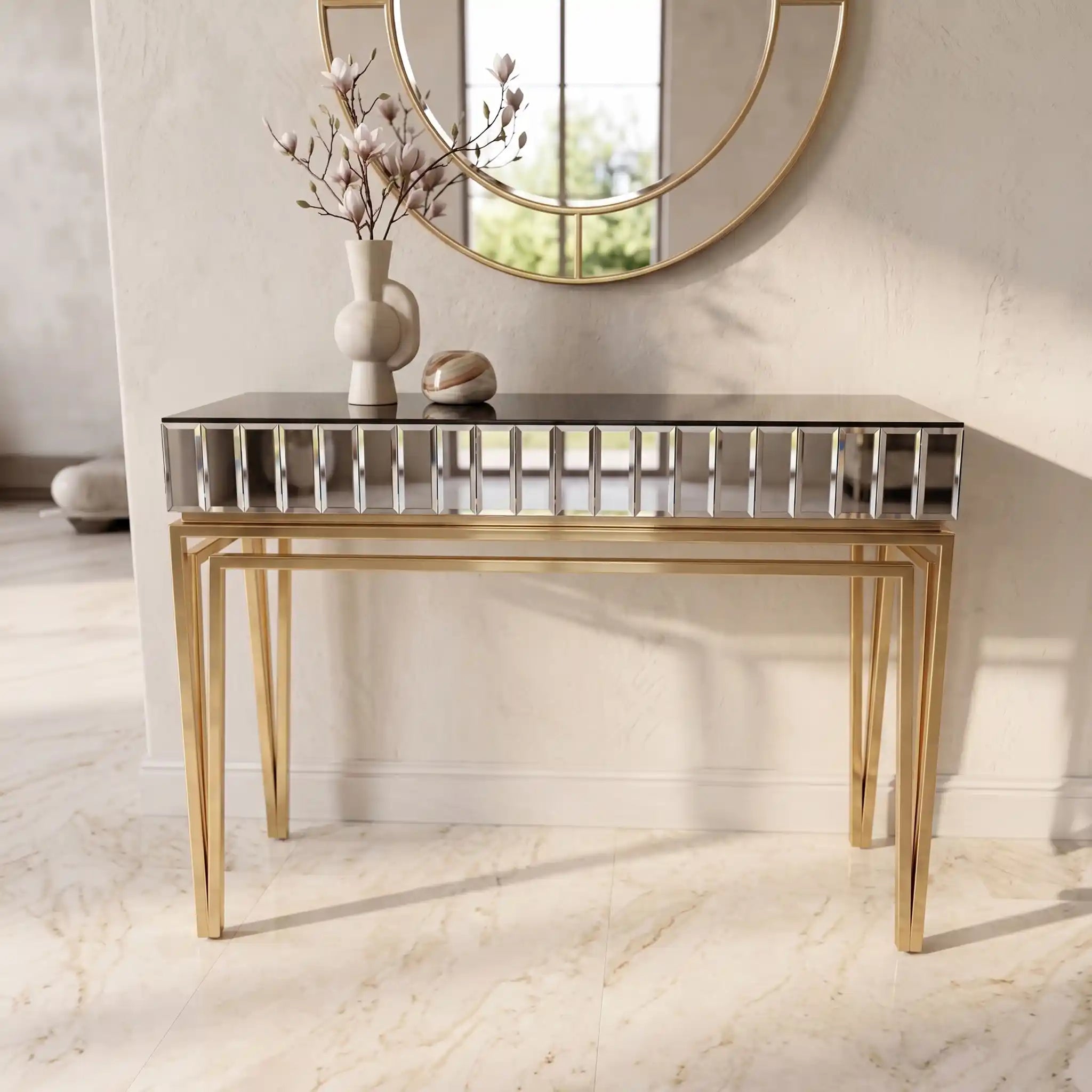 Trio Titanyum Gold Dresuar