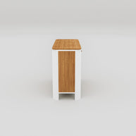 Kapaklı Teak Dresuar Krem