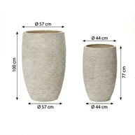 Bahçe Beton Saksı-1616Ab