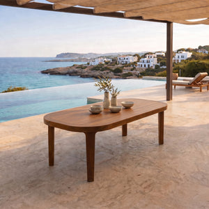 Olive Teak Garden Table
