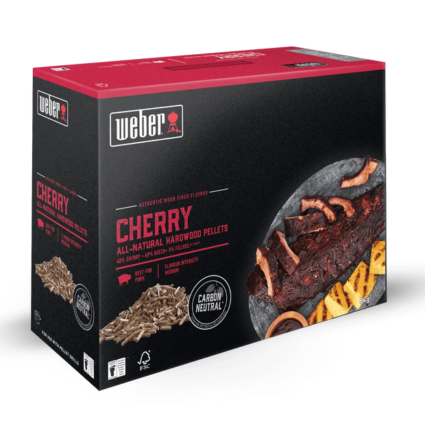 Briquette 100% Wood Pellet - Cherry 8 kg Charcoal 8 kg