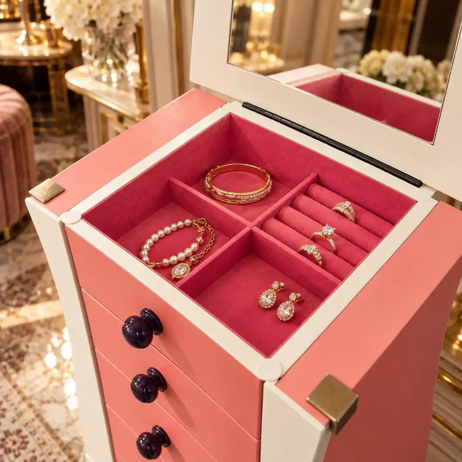 Pembe Takı Dolabı