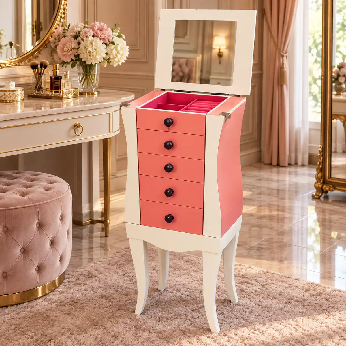 Pembe Takı Dolabı