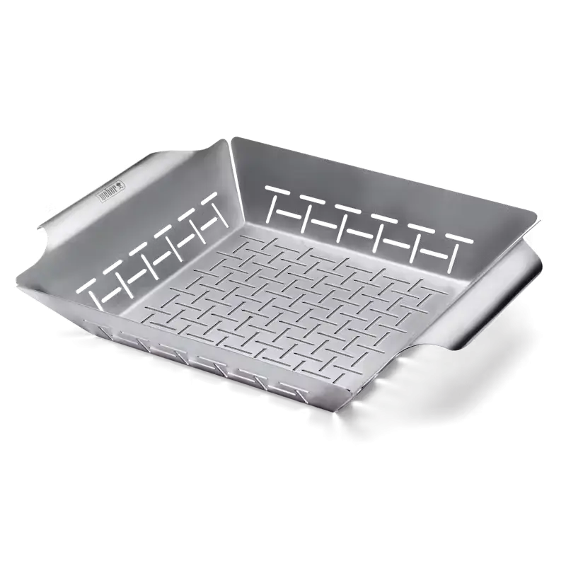 Deluxe Izgara Sepeti, Paslanmaz çelik, Büyük 30 x 35 cm