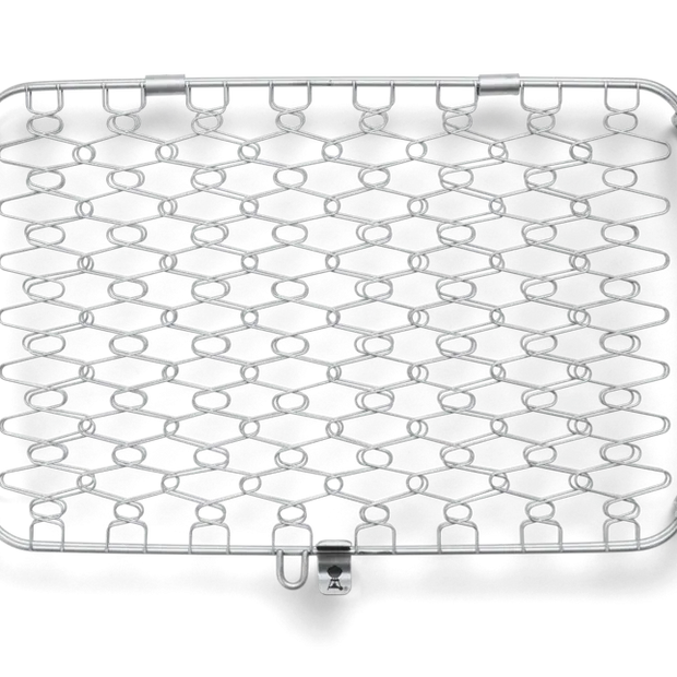 Fish Grill Basket - Large 28 x 46 cm, stainless steel, suitable for gas and charcoal barbecues from the Q 3000 series.