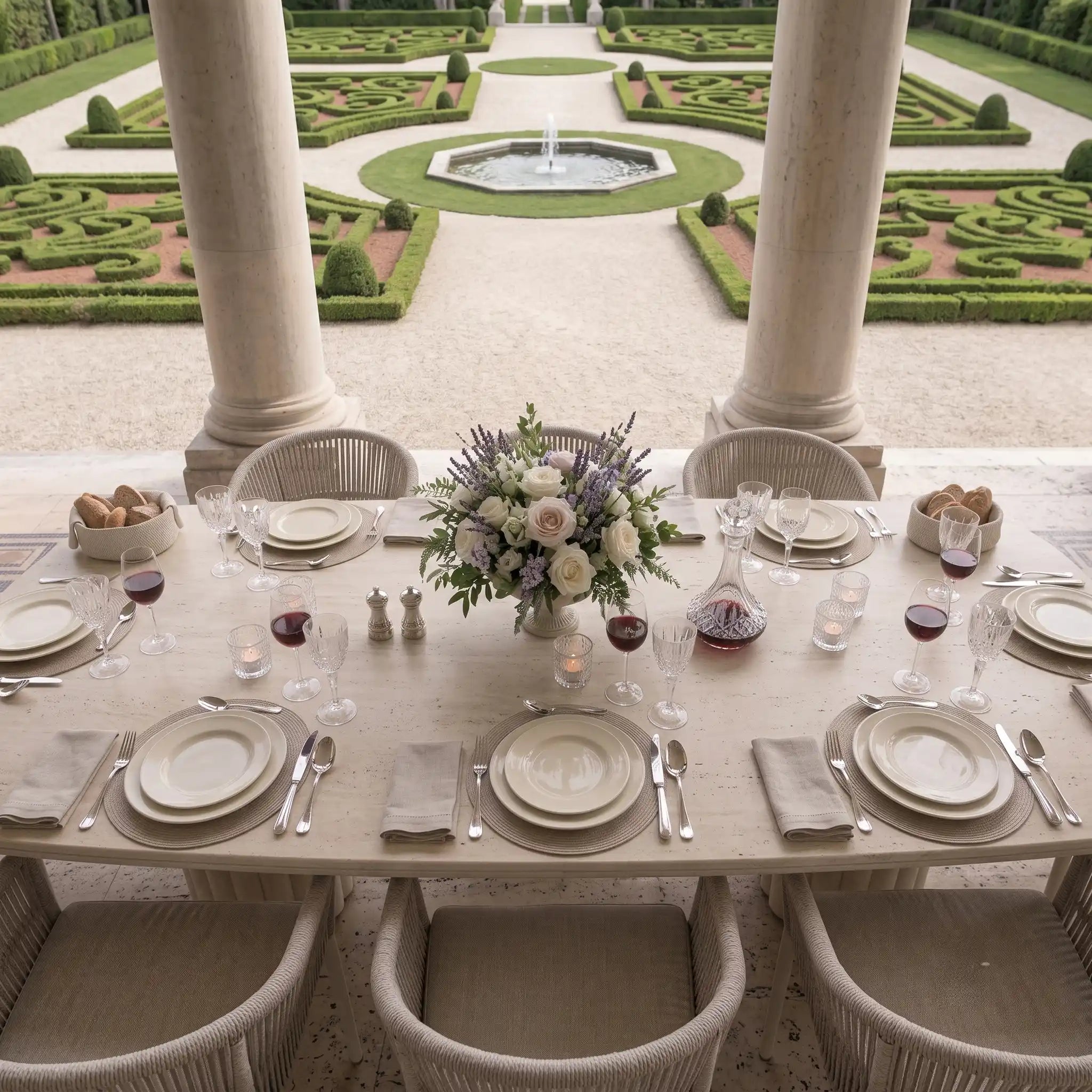 Bellagio Garden Table Set