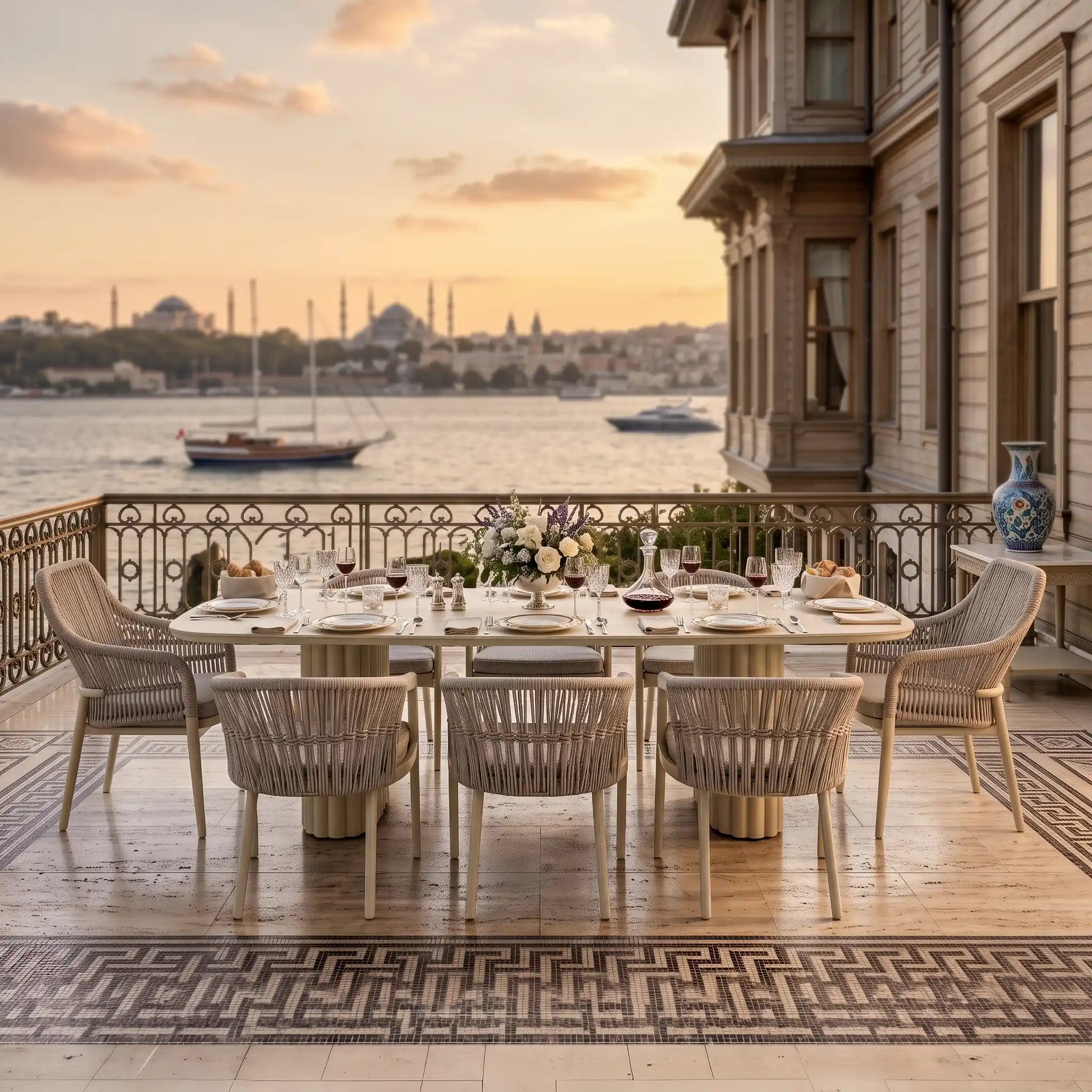 Bellagio Garden Table Set