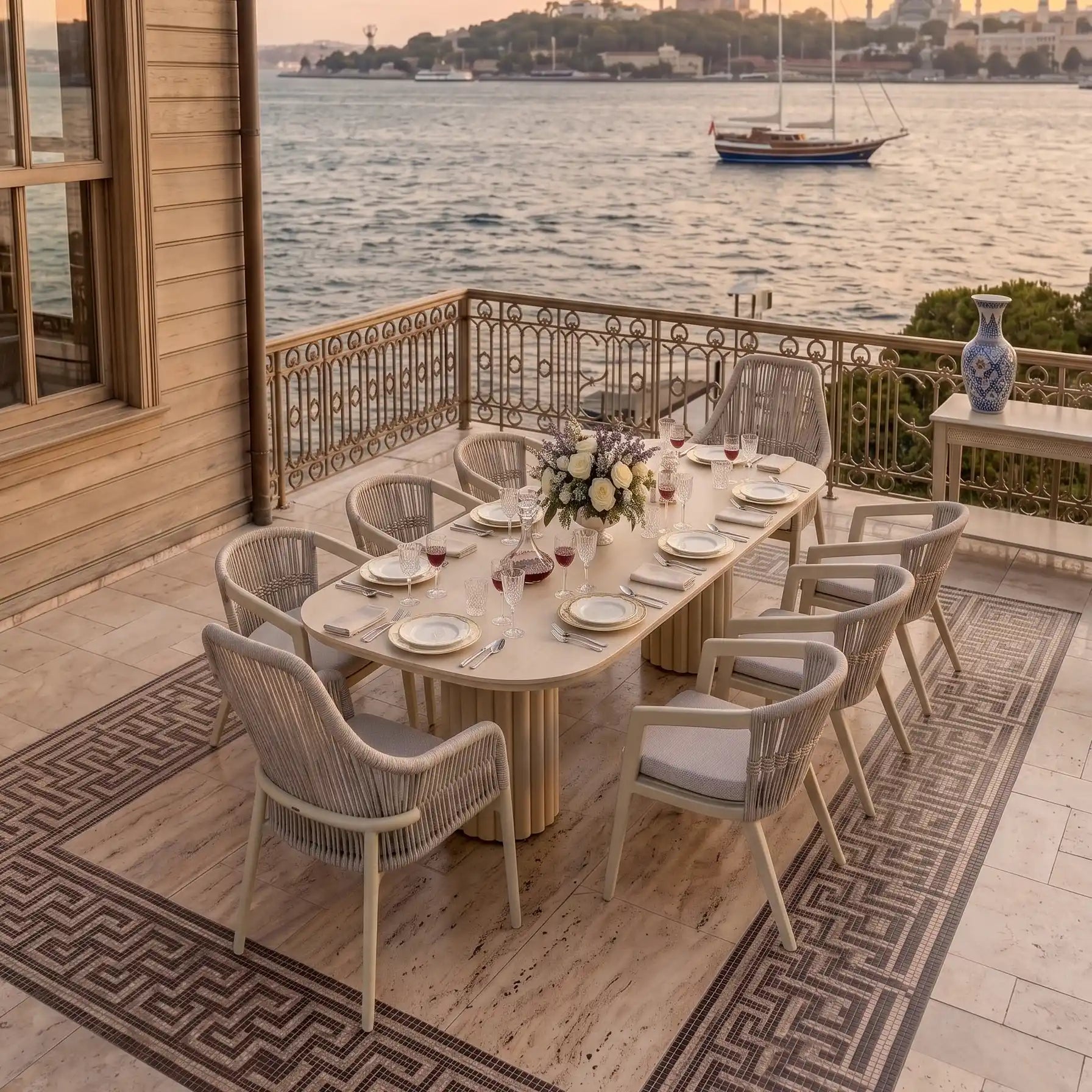 Bellagio Garden Table Set