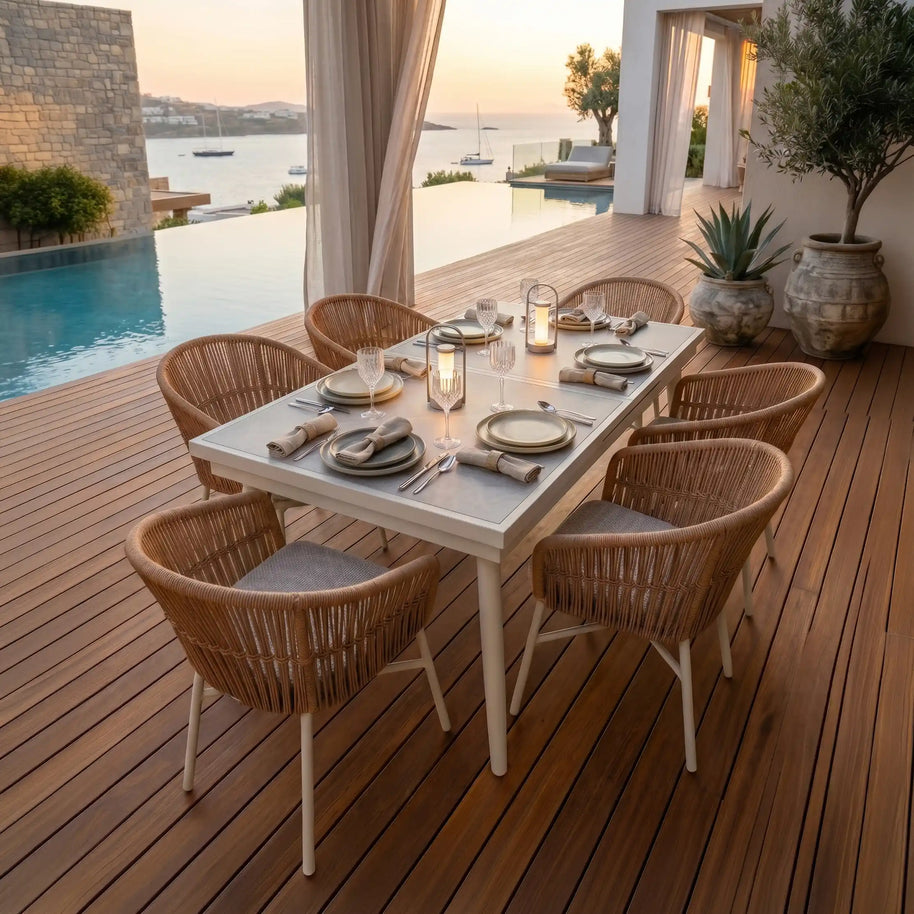 Capri Bahçe Masa Takımı-160 cm