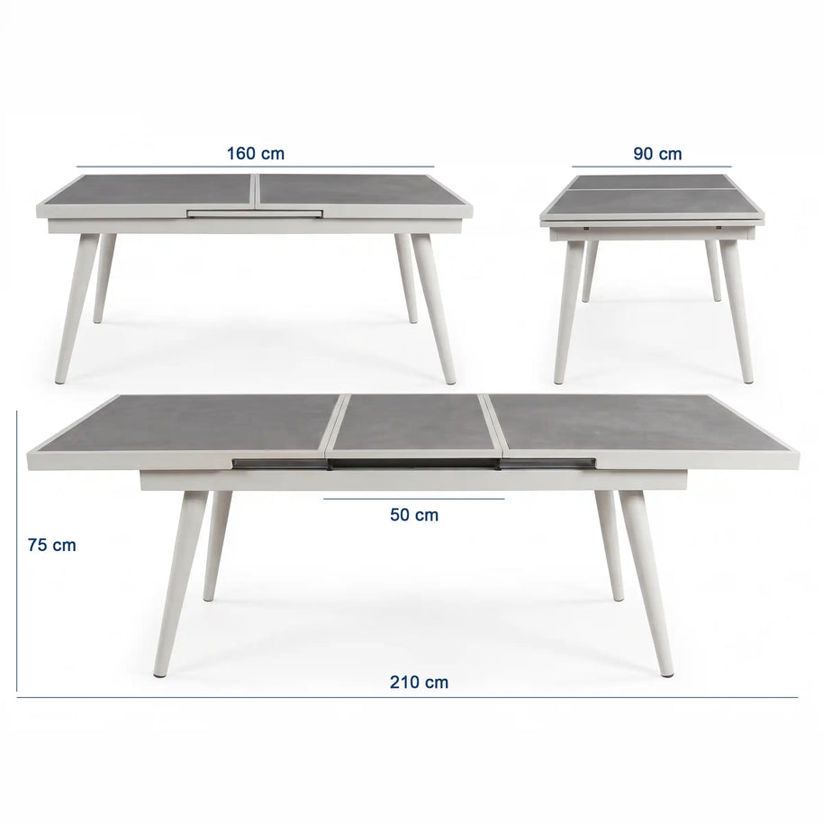 Capri Bahçe Masa Takımı-160 cm