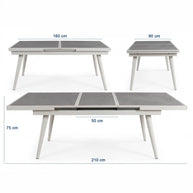 Capri Bahçe Masa Takımı-160 cm