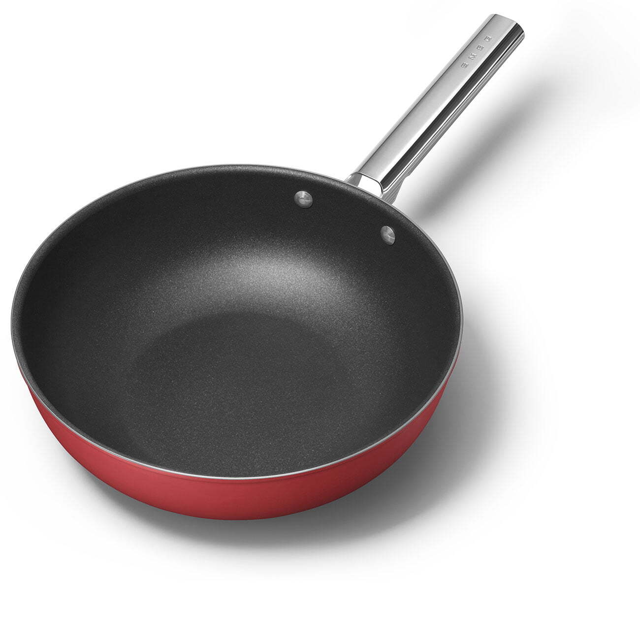 Smeg Cookware 50's Style Kırmızı Wok Tava 30 cm