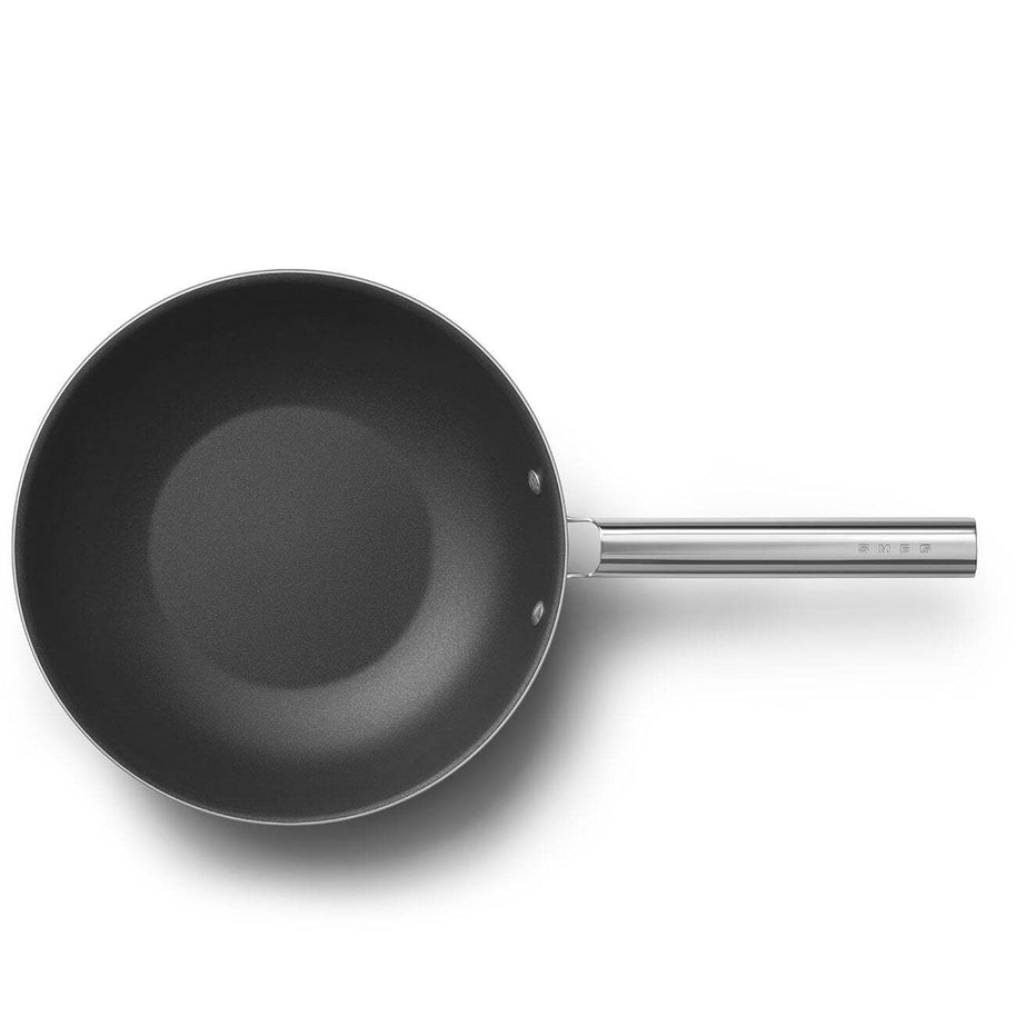 Smeg Cookware 50's Style Kırmızı Wok Tava 30 cm
