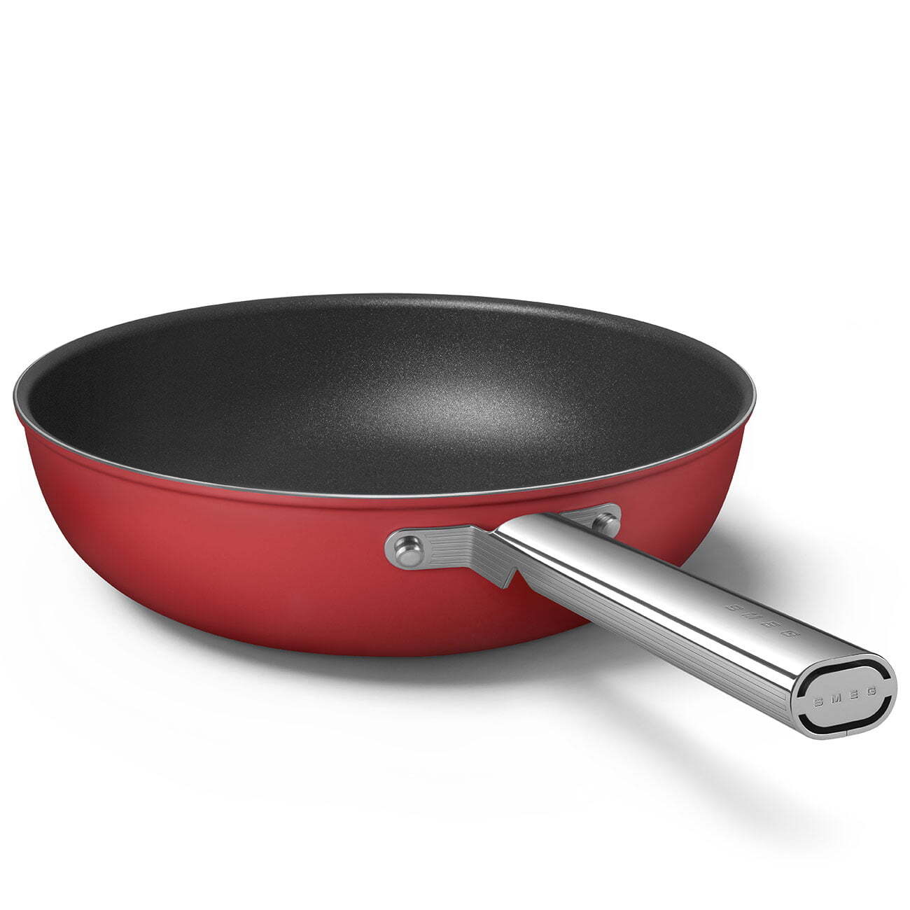 Smeg Cookware 50's Style Kırmızı Wok Tava 30 cm