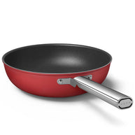 Smeg Cookware 50's Style Kırmızı Wok Tava 30 cm