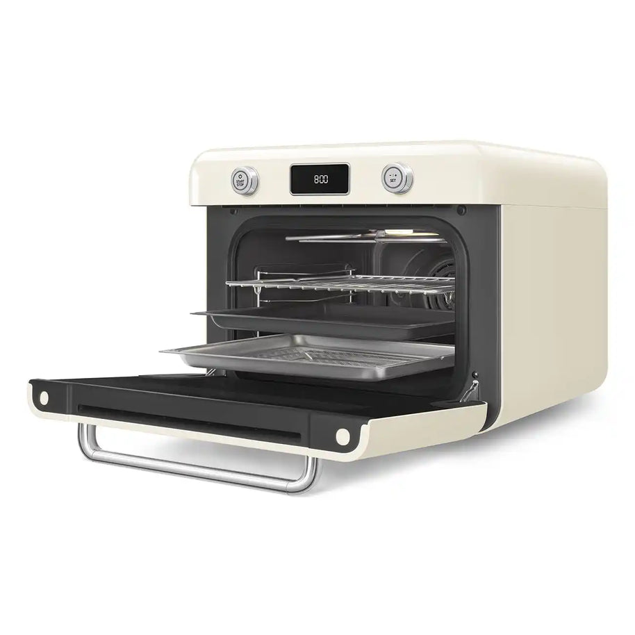 Smeg Krem Tezgah Üstü Kombi Buharlı Fırın