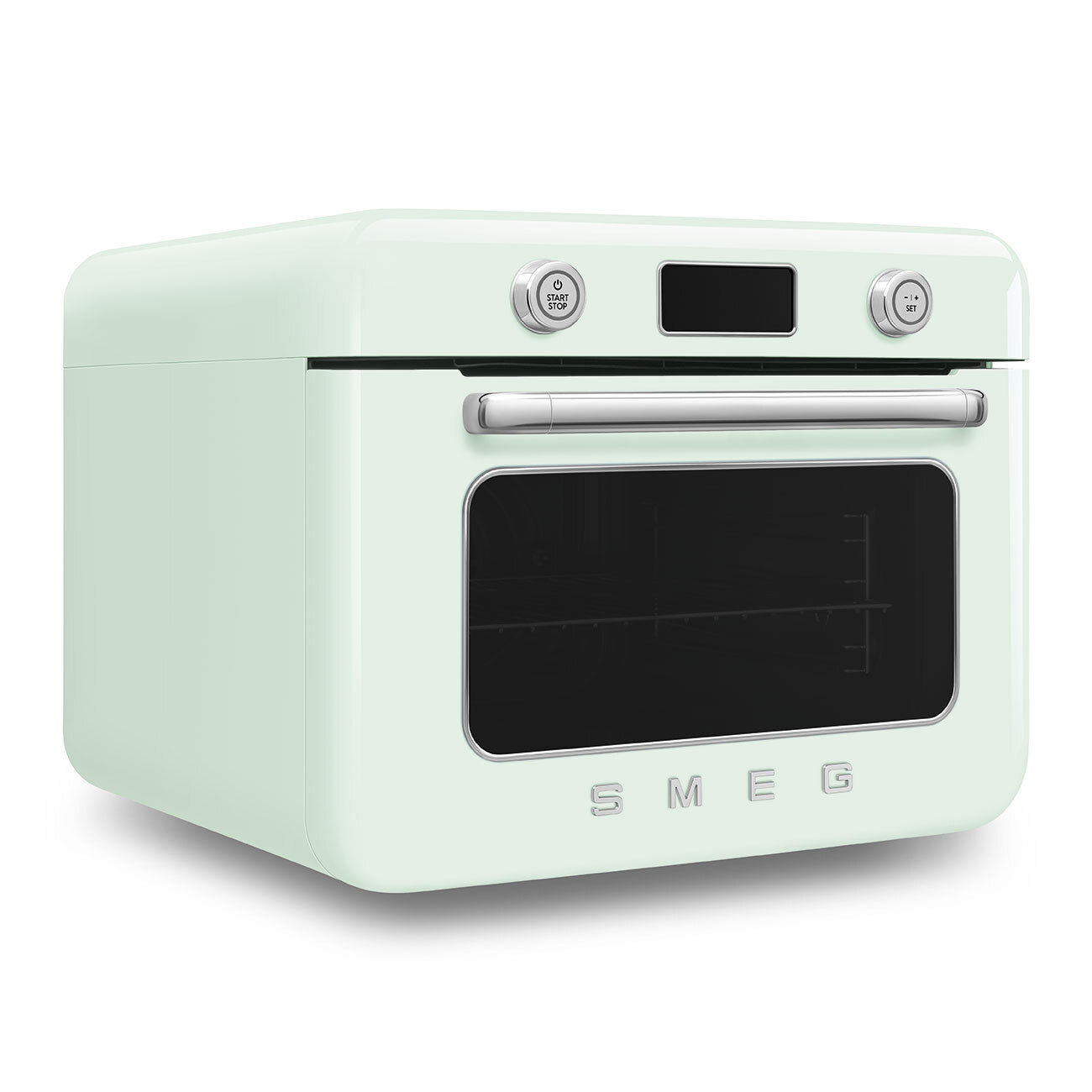 Smeg Pastel Yeşil Tezgah Üstü Kombi Buharlı Fırın
