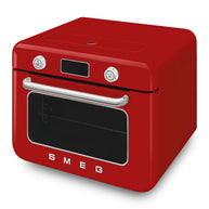Smeg Kırmızı Tezgah Üstü Kombi Buharlı Fırın