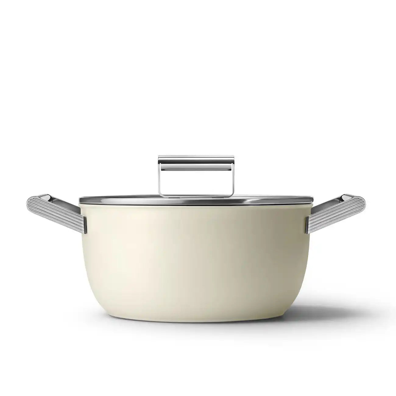 Smeg 50's Style Krem Derin Tencere 24 cm
