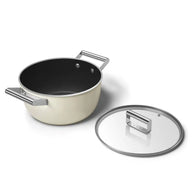 Smeg 50's Style Krem Derin Tencere 24 cm