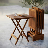 Bag Teak Nesting Table