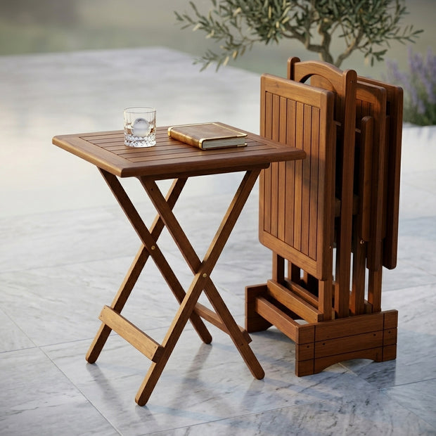 Bag Teak Nesting Table