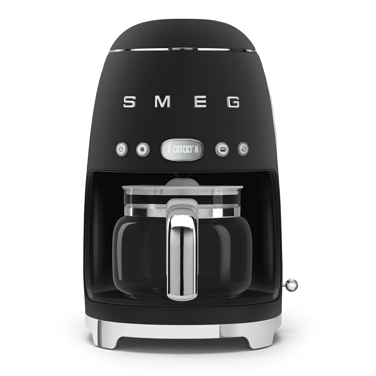 Smeg Mat Siyah Filtre Kahve Makinesi
