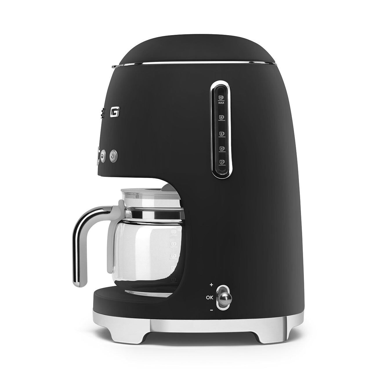 Smeg Mat Siyah Filtre Kahve Makinesi
