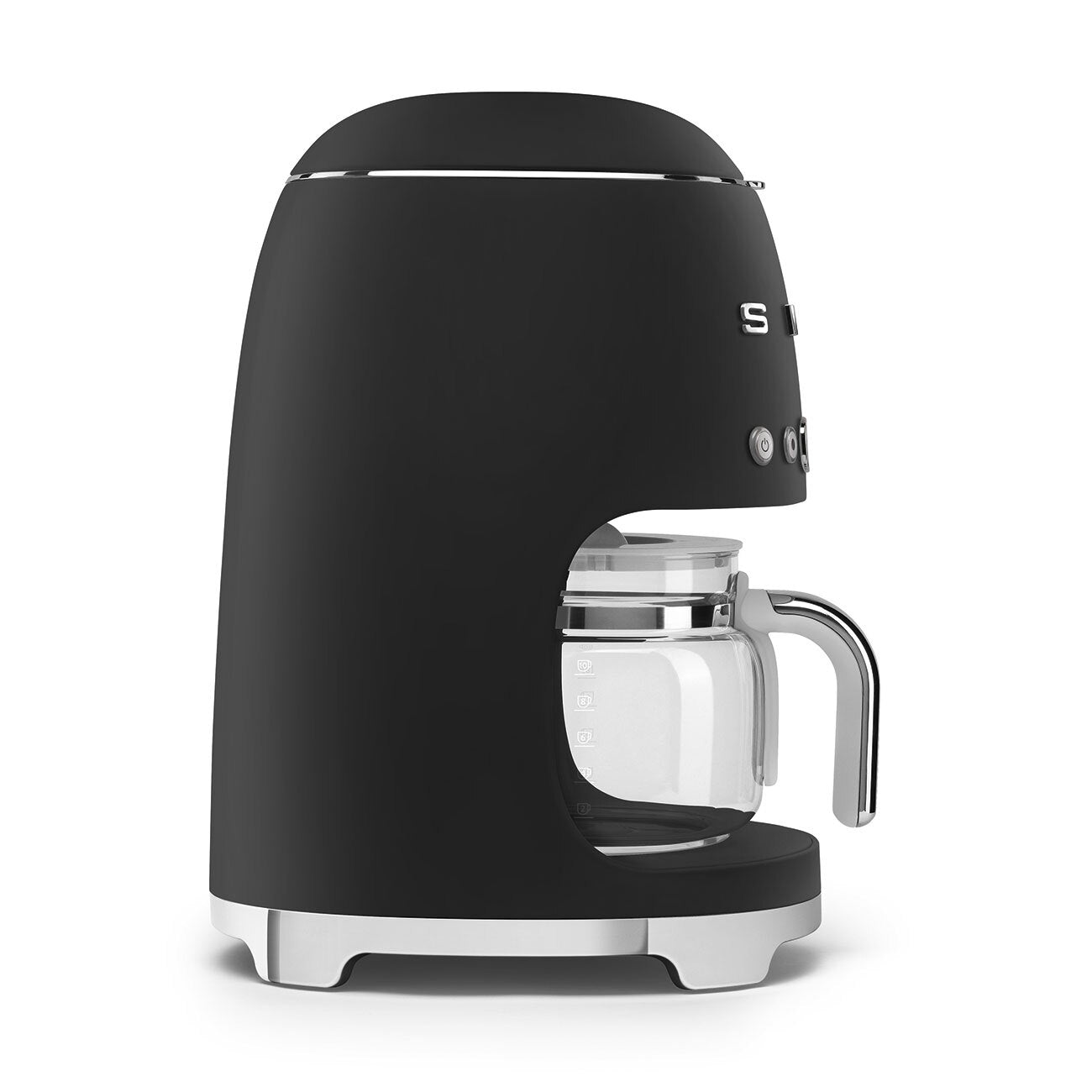 Smeg Mat Siyah Filtre Kahve Makinesi