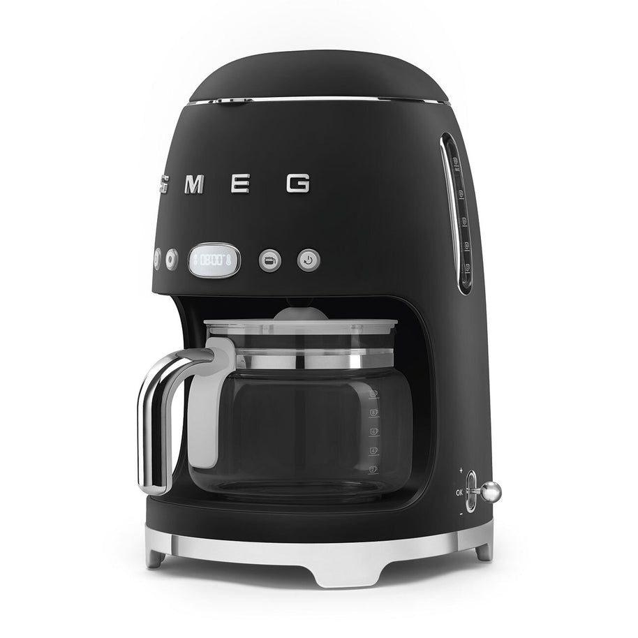 Smeg Mat Siyah Filtre Kahve Makinesi