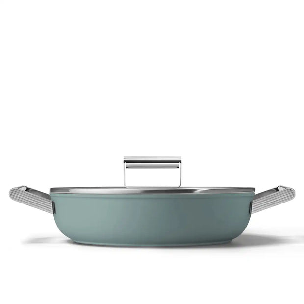 Smeg 50's Style Zümrüt Yeşili Pilav Tenceresi 28 cm