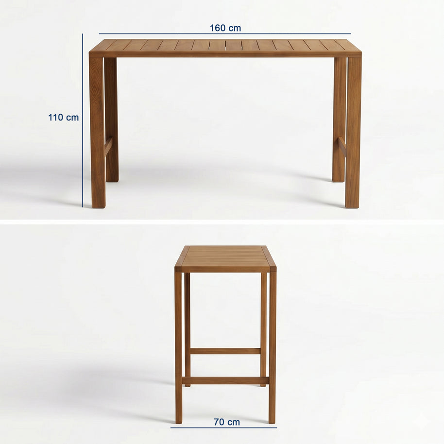 Eagle Garden Bar Table Set - 160 cm