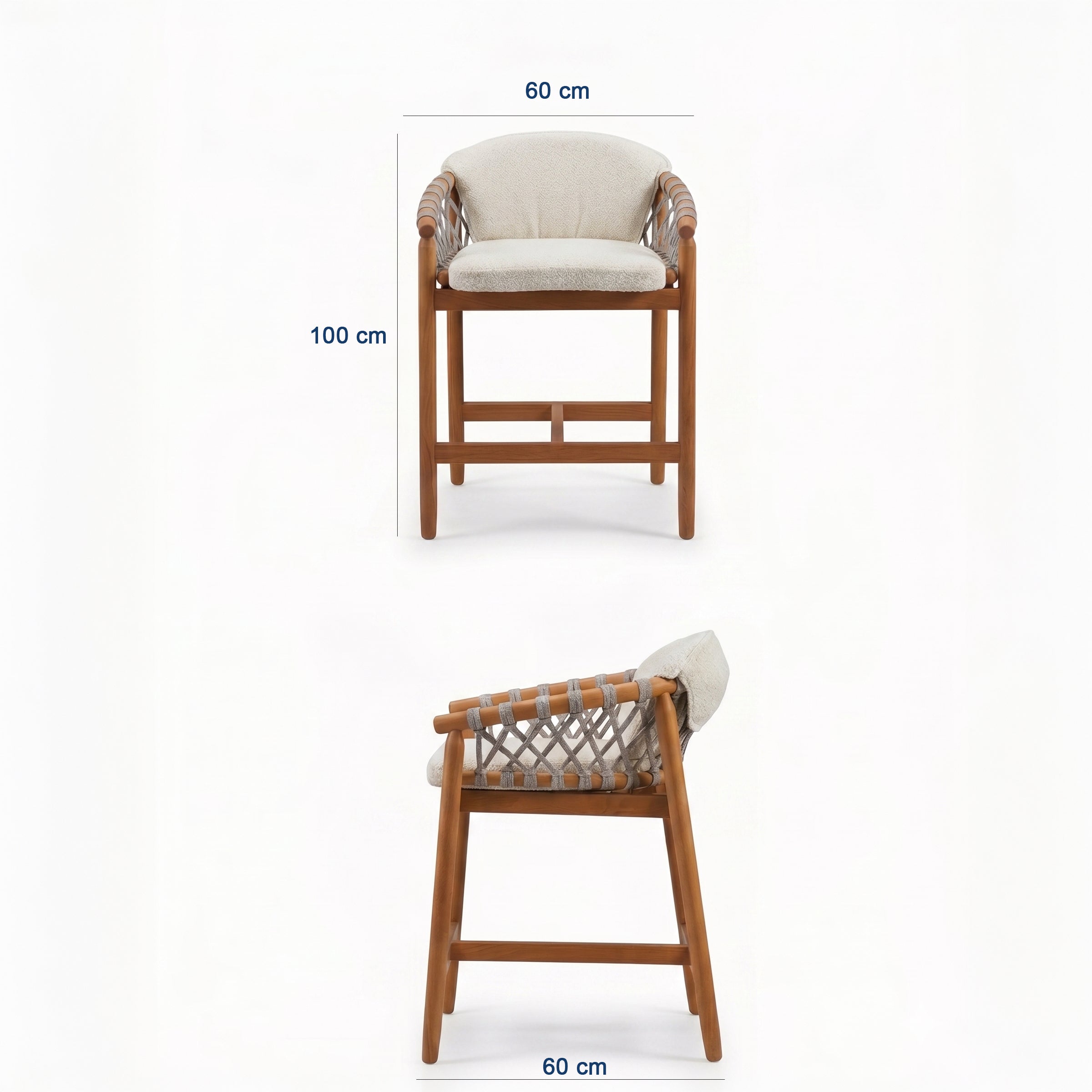 Troy Garden Bar Table Set-85 cm
