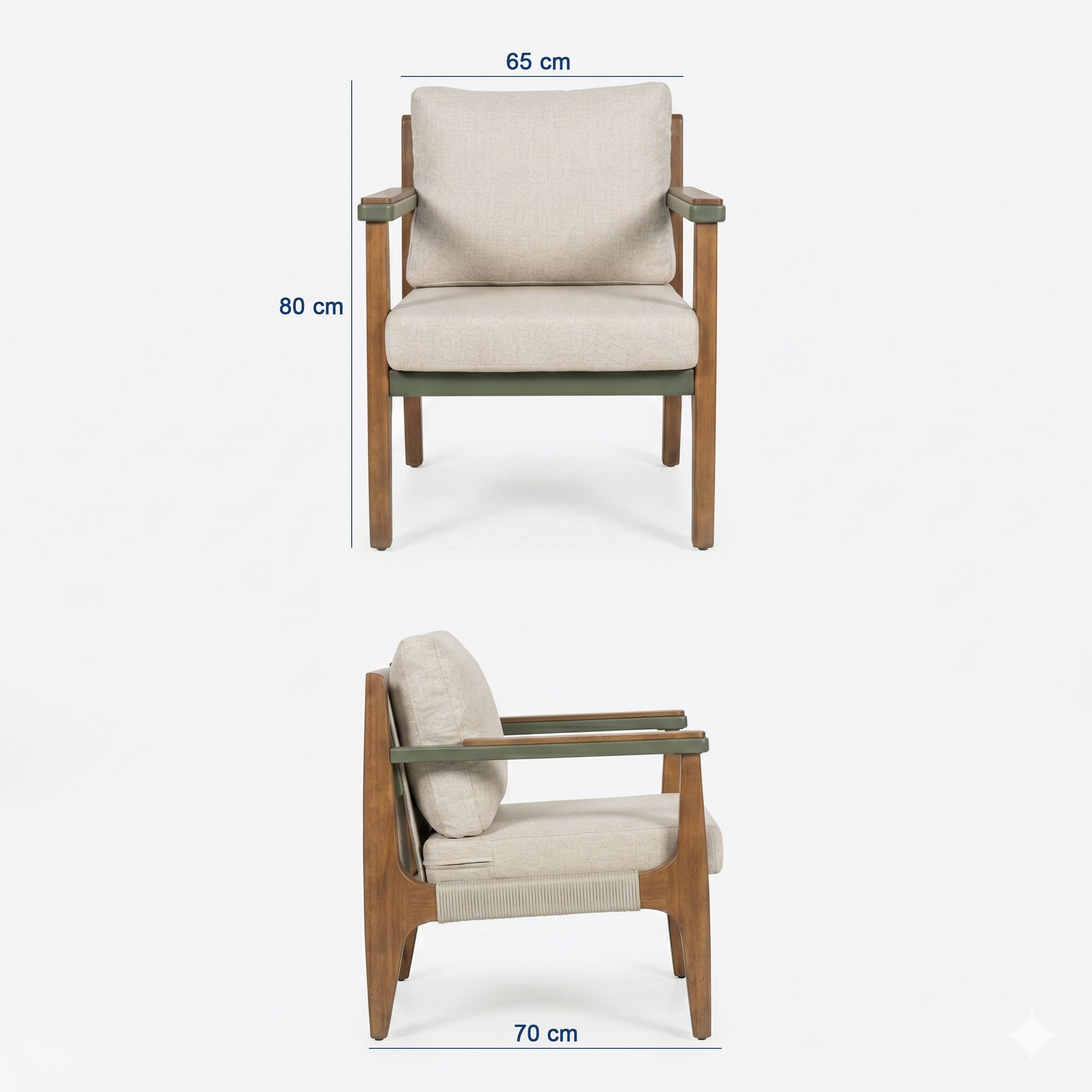 Elif Garden Dining Set - 195 cm