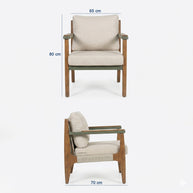 Elif Garden Dining Set - 195 cm
