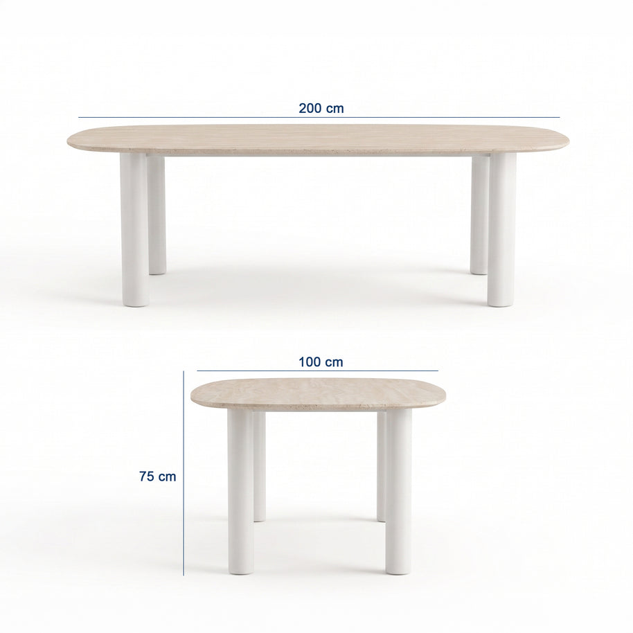 Elise Bahçe Masa Takımı-200 Cm